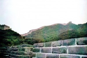 Chinesische Mauer im Spätsommer